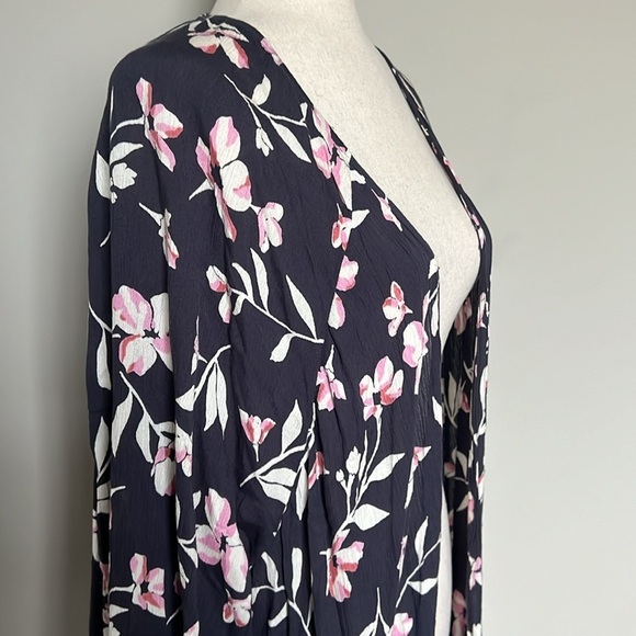 Billabong Salty Shoreline Kimono in Ink Size M/L - Picture 6 of 11